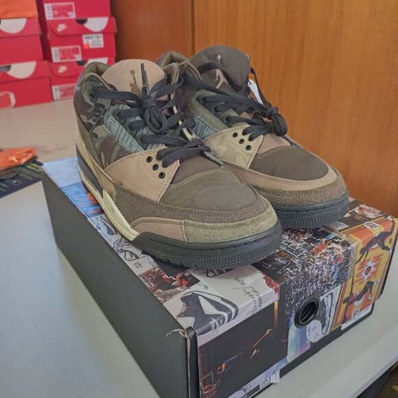 Size 10.5 - Jordan 3 Retro Patchwork 2021 og box excellent condition - Picture 9 of 12